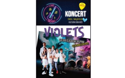 Vabljeni na koncert šolske glasbene skupine Violets