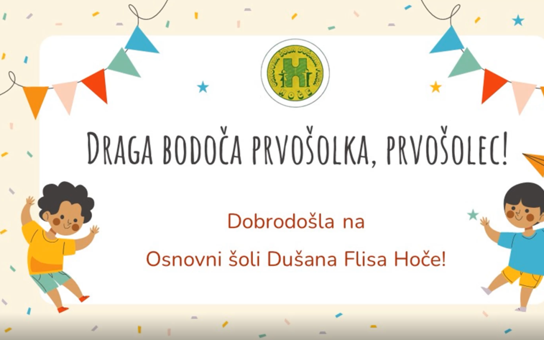 Video za bodoče prvošolce