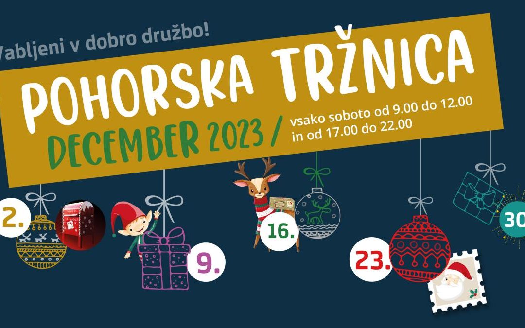 Pohorska tržnica DECEMBER 2023