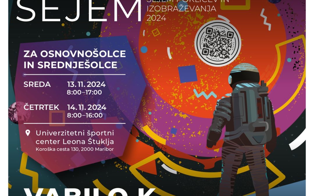 Vabilo na Karierni sejem, 13. in 14. 11. 2024 V UŠC Maribor
